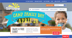 Desktop Screenshot of campsonshine.org